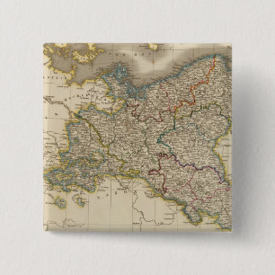 Bóton Quadrado 5.08cm Prússia