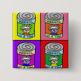 Bóton Quadrado 5.08cm quadrado