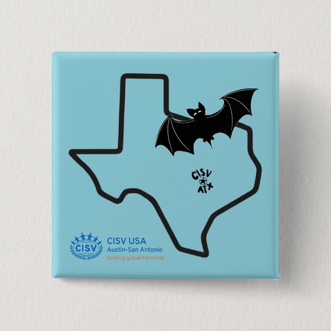 Bóton Quadrado 5.08cm Quadrado ATX CISV (Frente)