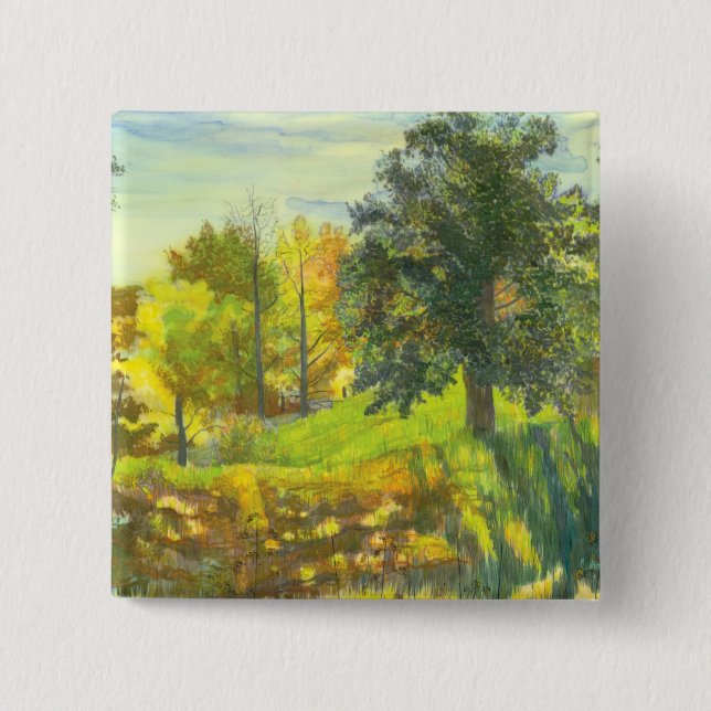 Bóton Quadrado 5.08cm Queda solar (Frente)