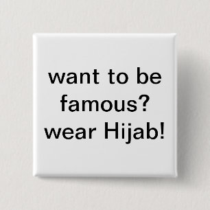 Bóton Quadrado 5.08cm Quer ser famoso? Botao