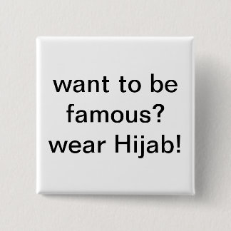 Bóton Quadrado 5.08cm Quer ser famoso? Botao