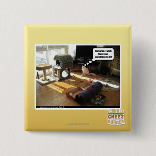 Bóton Quadrado 5.08cm Queria que houvesse algo a fazer