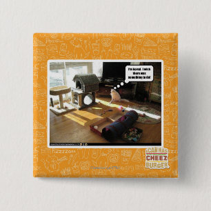 Bóton Quadrado 5.08cm Queria que houvesse algo a fazer