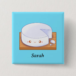 Bóton Quadrado 5.08cm Queso Queso Fresco Branco mexicano