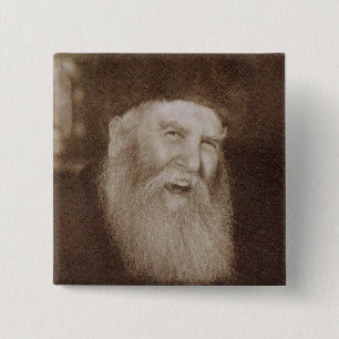Bóton Quadrado 5.08cm Rabbi Yosef Yitzchak Schenersohn