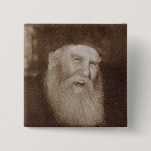 Bóton Quadrado 5.08cm Rabino Yosef Yitzchak Schneersohn