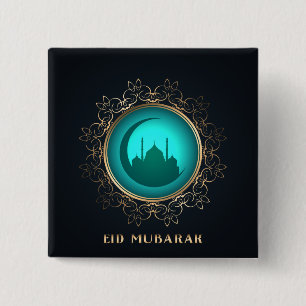Bóton Quadrado 5.08cm Ramadan Al Adha e Fitr
