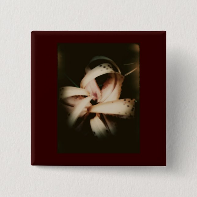 Bóton Quadrado 5.08cm Reconsidere o botão 105 (Frente)