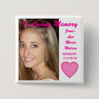 Bóton Quadrado 5.08cm Recorde Jenni