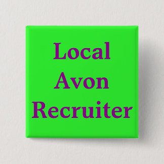 Bóton Quadrado 5.08cm Recruta local de Avon