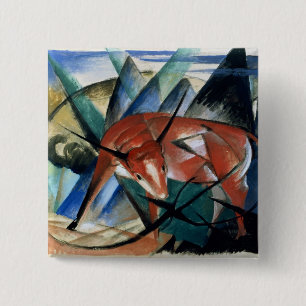 Bóton Quadrado 5.08cm Red Bull (gouache no papel)