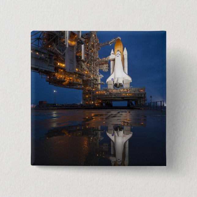 Bóton Quadrado 5.08cm Reflexão (Frente)