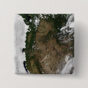 Bóton Quadrado 5.08cm Região Noroeste do Pacífico dos Estados Unidos