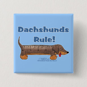 Bóton Quadrado 5.08cm Regra de Dachshills