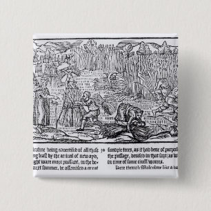 Bóton Quadrado 5.08cm Rei Malcolm de Scotland