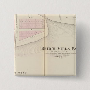 Bóton Quadrado 5.08cm Reid's Villa Park, NJ
