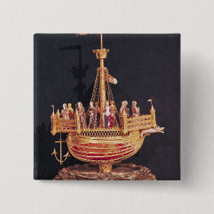 Bóton Quadrado 5.08cm Relicário de St Ursula, 1574
