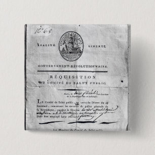 Bóton Quadrado 5.08cm Requisição do comitê do público