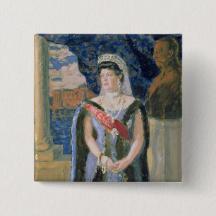 Bóton Quadrado 5.08cm Retrato da grã-duquesa Maria Pavlovna