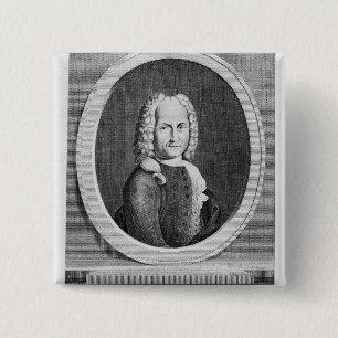Bóton Quadrado 5.08cm Retrato de Benedetto Marcello