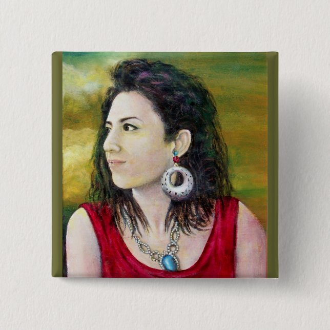 BÓTON QUADRADO 5.08CM RETRATO DE BULGÃO (Frente)