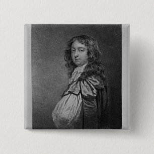 Bóton Quadrado 5.08cm Retrato de Ford, senhor Cinza de Warke