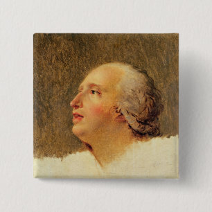 Bóton Quadrado 5.08cm Retrato de Pierre Louis Prieur