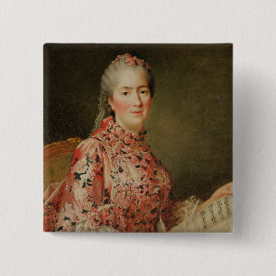 Bóton Quadrado 5.08cm Retrato de Victoire de France