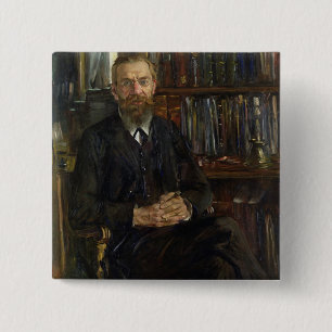 Bóton Quadrado 5.08cm Retrato do Dr. Edward Meyer 1910-11