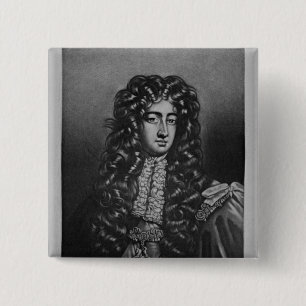 Bóton Quadrado 5.08cm Retrato do duque de George de Northumberland