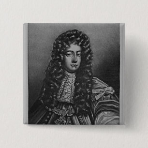 Bóton Quadrado 5.08cm Retrato do duque de Henry de Grafton