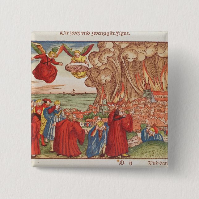 Bóton Quadrado 5.08cm Revelação (Frente)