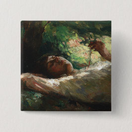 Bóton Quadrado 5.08cm Reverie (por Ipolit Strâmbu)