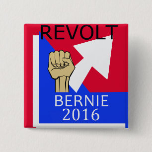 Bóton Quadrado 5.08cm Revolta de Bernie sq.