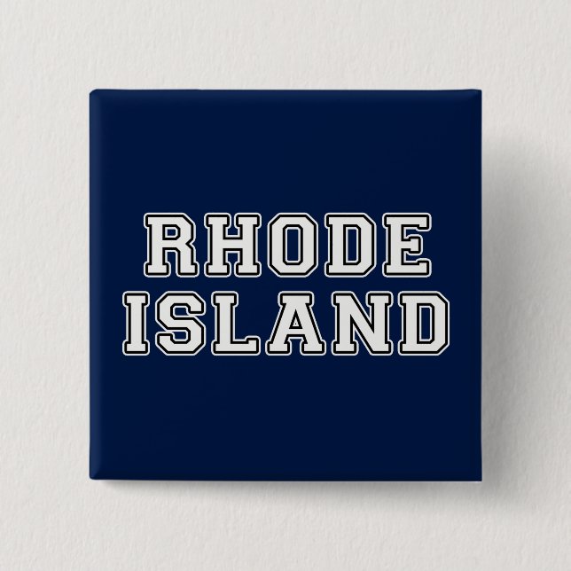 Bóton Quadrado 5.08cm Rhode Island (Frente)