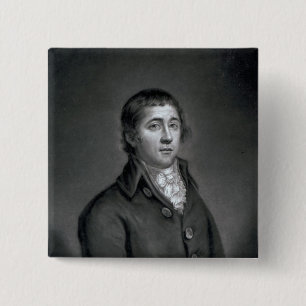 Bóton Quadrado 5.08cm Richard Humphries, gravado por John Young, 1788
