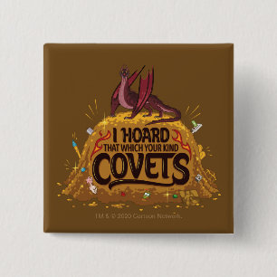 Bóton Quadrado 5.08cm RICK E MORTY™  Balthromaw's Hoard