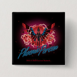 Bóton Quadrado 5.08cm RICK E MORTY™   Pessoa Phoenix