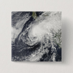 Bóton Quadrado 5.08cm Rick tropical da tempestade que aproxima México
