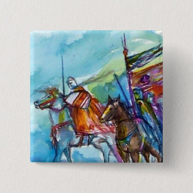 BÓTON QUADRADO 5.08CM RIDERS NA TEMPESTADE (Frente)