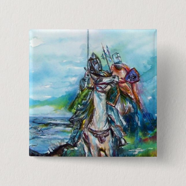 BÓTON QUADRADO 5.08CM RIDERS NA TEMPESTADE (Frente)