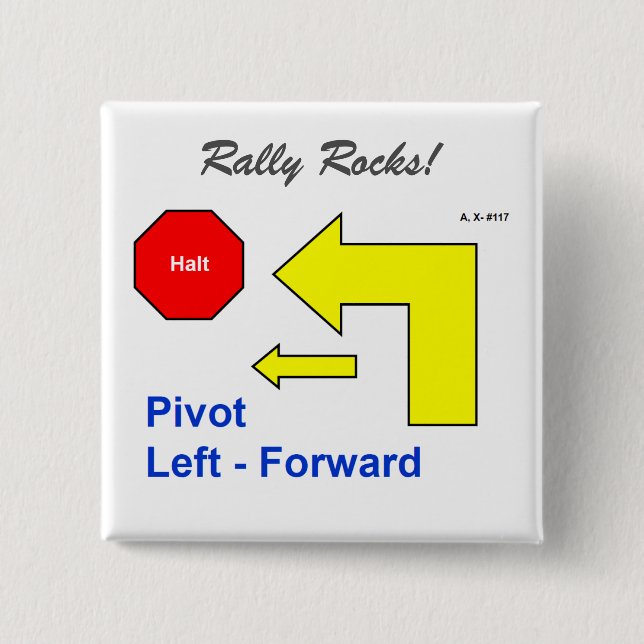 Bóton Quadrado 5.08cm Rochas da obediência da reunião (Frente)