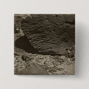 Bóton Quadrado 5.08cm Rock esculpido por areia derivada, Grand Wash, Uta