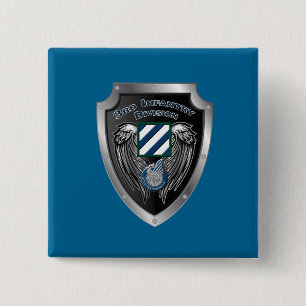 Bóton Quadrado 5.08cm "Rock of Marne" 3ª Divisão de Infantaria