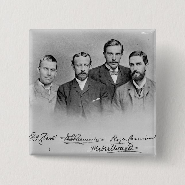 Bóton Quadrado 5.08cm Roger Casement (Frente)