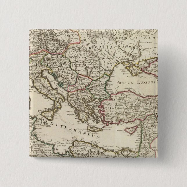 Bóton Quadrado 5.08cm Roma 2 (Frente)