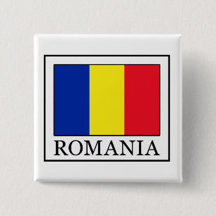 Bóton Quadrado 5.08cm Romênia