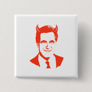 Bóton Quadrado 5.08cm Romney é o diabo
