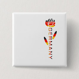 Bóton Quadrado 5.08cm Rosa de Sinalizador Alemão